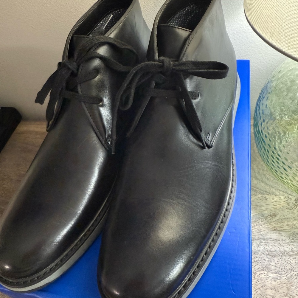 Vince Camuto Black Leather Boots